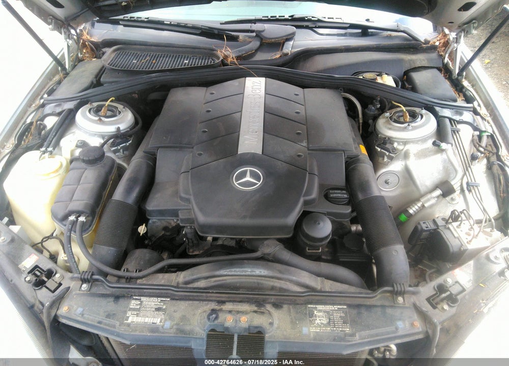 2000 MERCEDES-BENZ S 500 VIN: WDBNG75J5YA098491