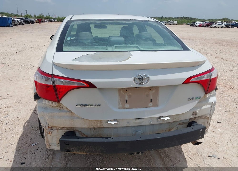 2016 TOYOTA COROLLA VIN: 5YFBPRHE5GP530666