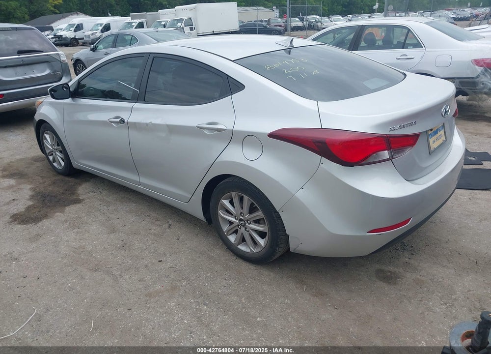 2015 HYUNDAI ELANTRA VIN: 5NPDH4AE4FH595099