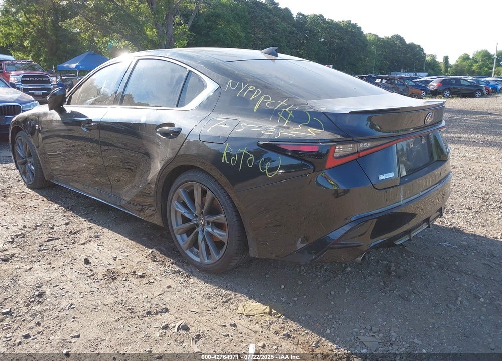 2021 LEXUS IS 350 F SPORT VIN: JTHGZ1E27M5019236