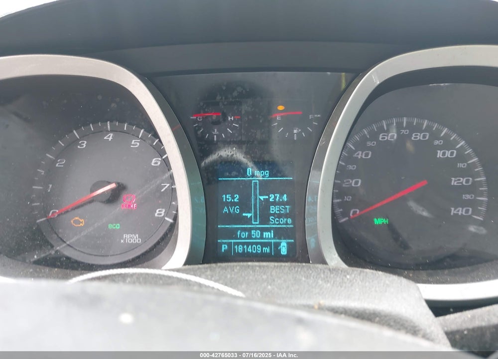 2015 CHEVROLET EQUINOX VIN: 1GNFLGEK4FZ144537