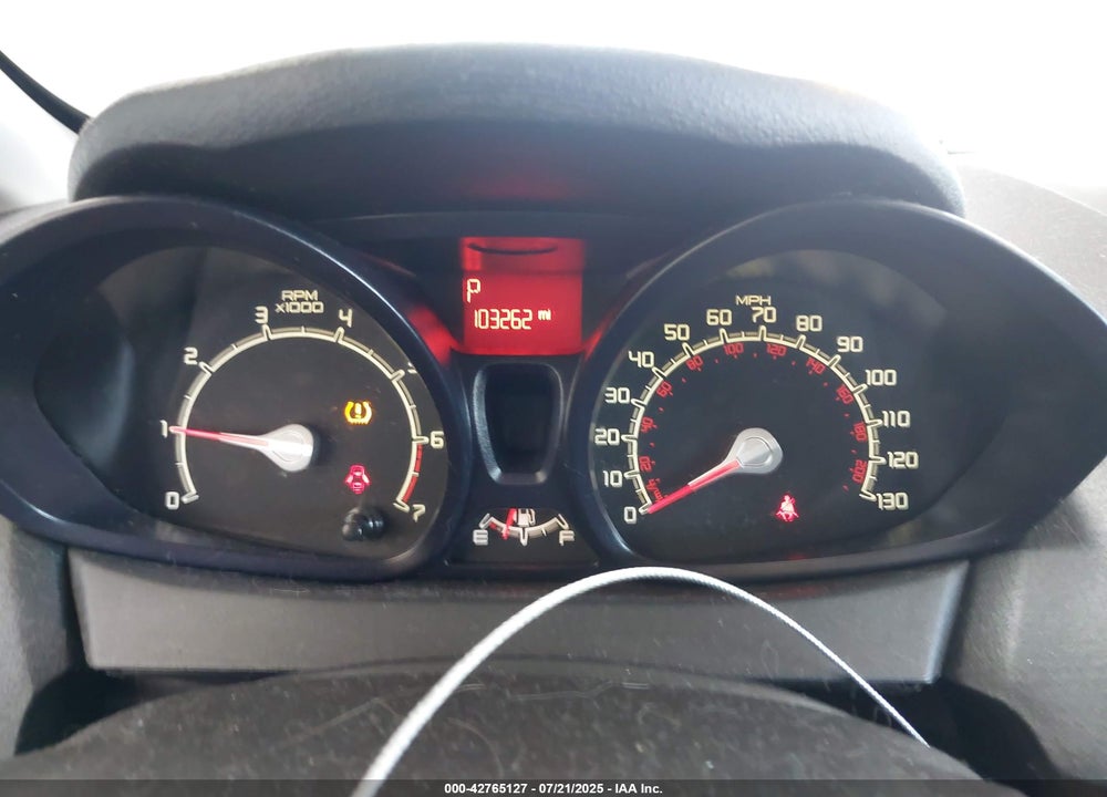 2012 FORD FIESTA VIN: 3FADP4AJXCM128507