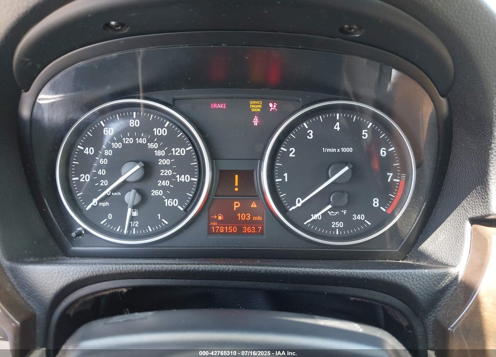 2010 BMW 3 SERIES VIN: WBAWL7C51AP474935