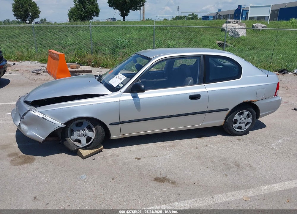 2000 HYUNDAI ACCENT L VIN: KMHCF35G6YU019915