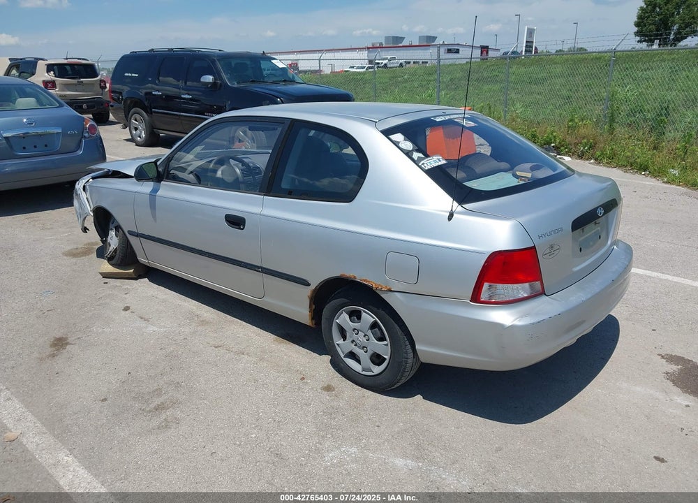 2000 HYUNDAI ACCENT L VIN: KMHCF35G6YU019915