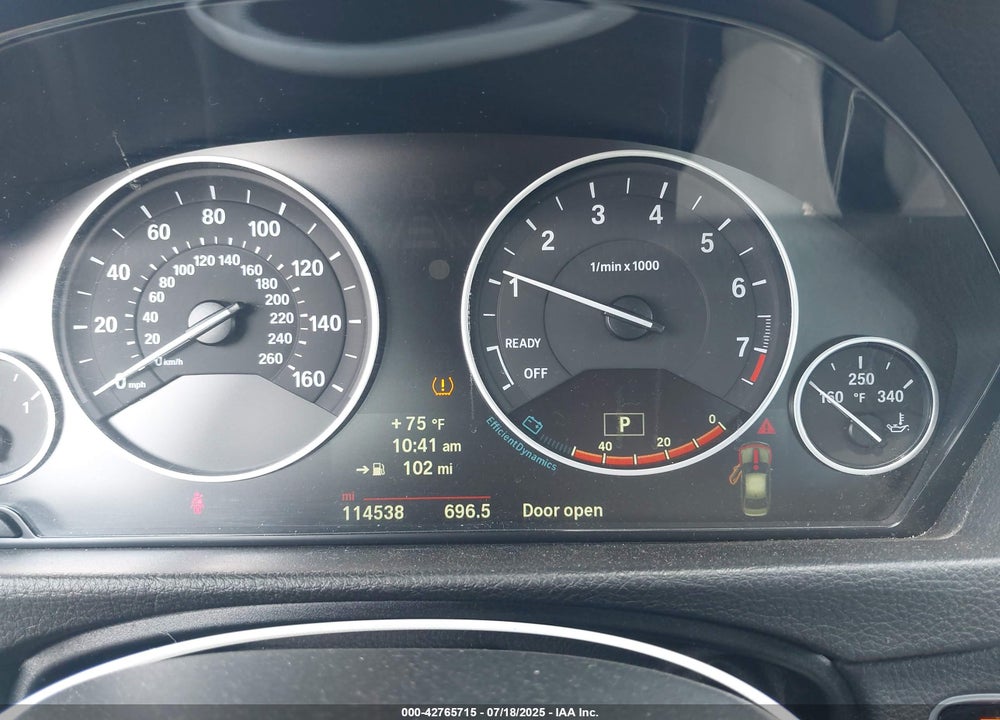 2014 BMW 3 SERIES VIN: WBA3B1G54ENS78261