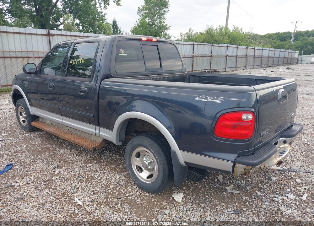 2001 FORD F-150 VIN: 1FTRW08L71KF51617