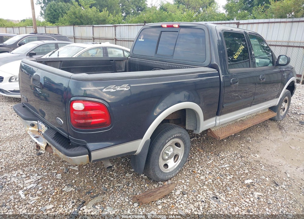 2001 FORD F-150 VIN: 1FTRW08L71KF51617