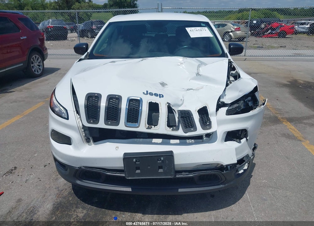 2016 JEEP CHEROKEE SPORT VIN: 1C4PJMAB0GW260960