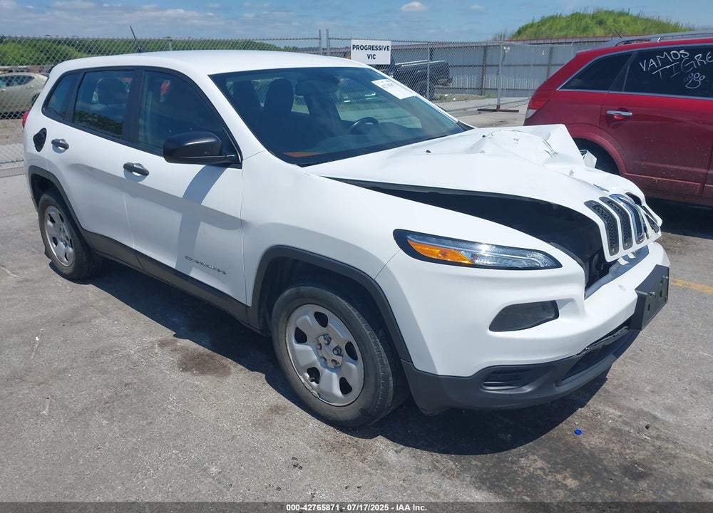 2016 JEEP CHEROKEE SPORT VIN: 1C4PJMAB0GW260960