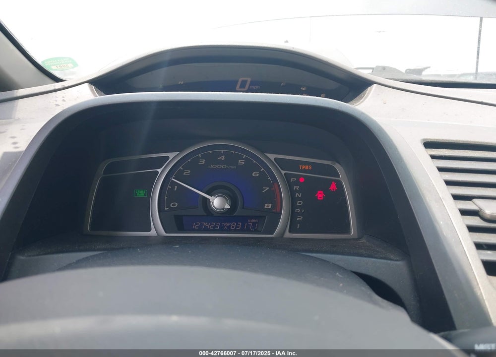 2011 HONDA CIVIC VIN: 2HGFA1F97BH503866