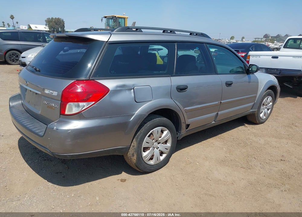 2008 SUBARU OUTBACK VIN: 4S4BP60C587327266