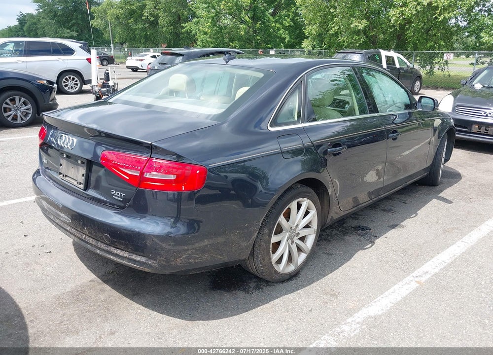 2013 AUDI A4 VIN: WAUFFAFL7DN016718