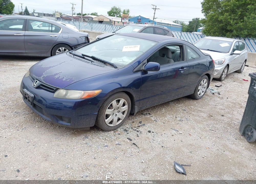 2008 HONDA CIVIC LX VIN: 2HGFG12638H570810