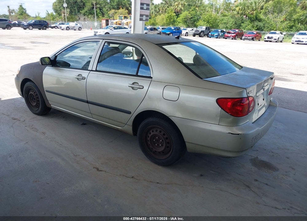 2003 TOYOTA COROLLA CE VIN: JTDBR32E030020102