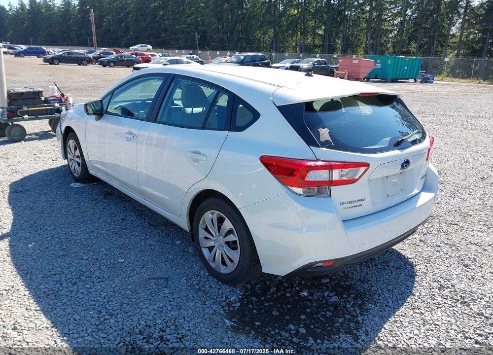 2019 SUBARU IMPREZA VIN: 4S3GTAA60K1751594