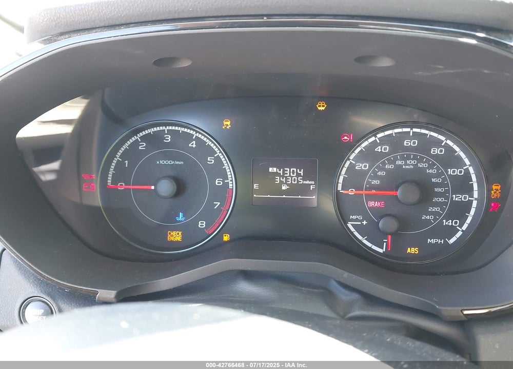 2019 SUBARU IMPREZA VIN: 4S3GTAA60K1751594