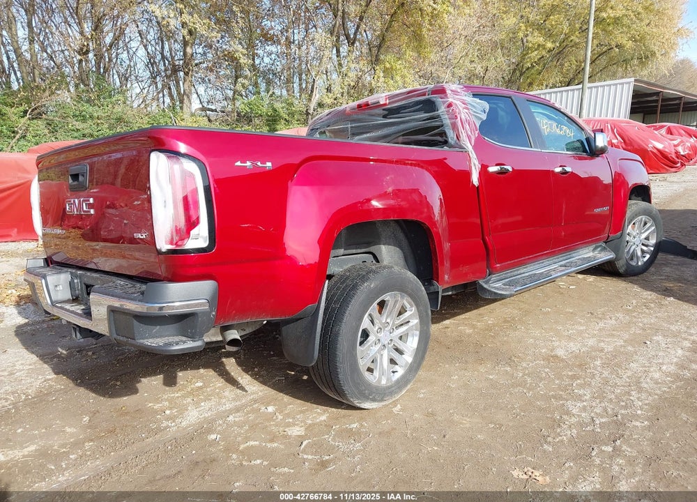 2018 GMC CANYON SLT VIN: 1GTG6DEN1J1104520