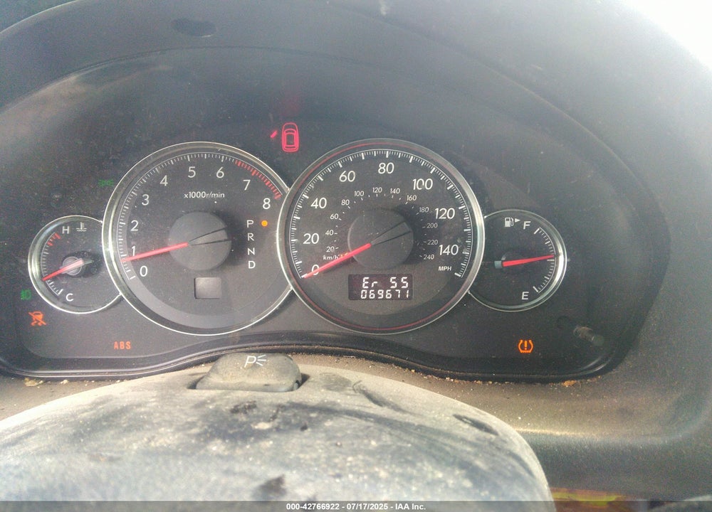 2009 SUBARU OUTBACK VIN: 4S4BP66C097316863