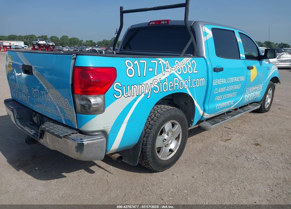2008 TOYOTA TUNDRA VIN: 5TFET54148X018047