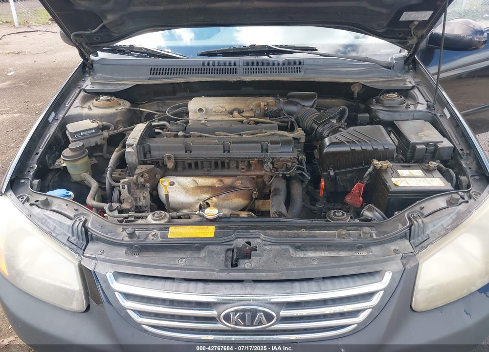2009 KIA SPECTRA VIN: KNAFE221295610881