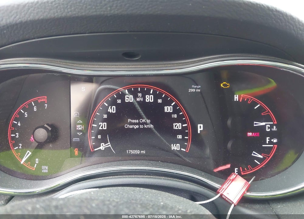 2015 DODGE DURANGO VIN: 1C4RDHAG2FC759987