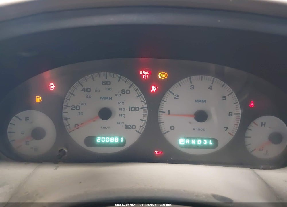 2003 DODGE GRAND CARAVAN VIN: 2D4GP44R63R337716