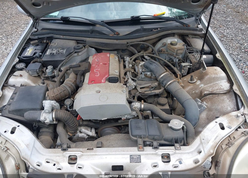 2000 MERCEDES-BENZ SLK 230 KOMPRESSOR VIN: WDBKK47F7YF167712