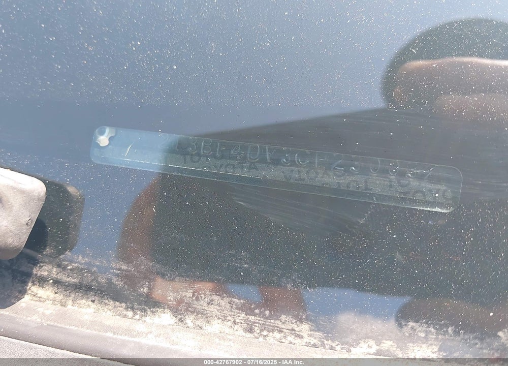 2012 TOYOTA RAV4 VIN: 2T3BF4DV3CW230037