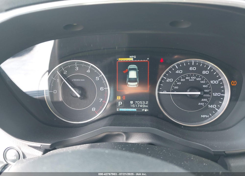 2017 SUBARU IMPREZA VIN: 4S3GKAU67H3621078