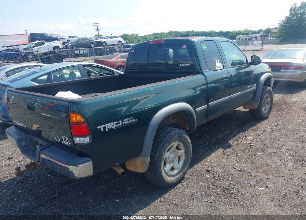 2000 TOYOTA TUNDRA SR5 V8 VIN: 5TBBT4411YS067606