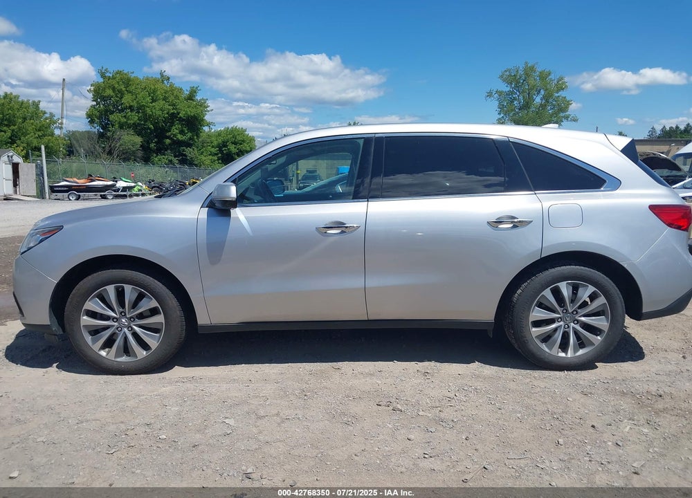 2014 ACURA MDX TECHNOLOGY PKG W/ENTERTAINMENT PKG VIN: 5FRYD3H63EB004939