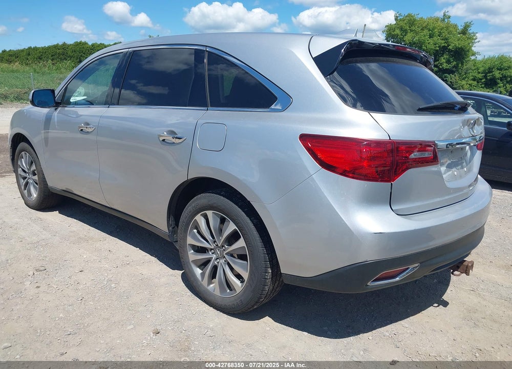 2014 ACURA MDX TECHNOLOGY PKG W/ENTERTAINMENT PKG VIN: 5FRYD3H63EB004939