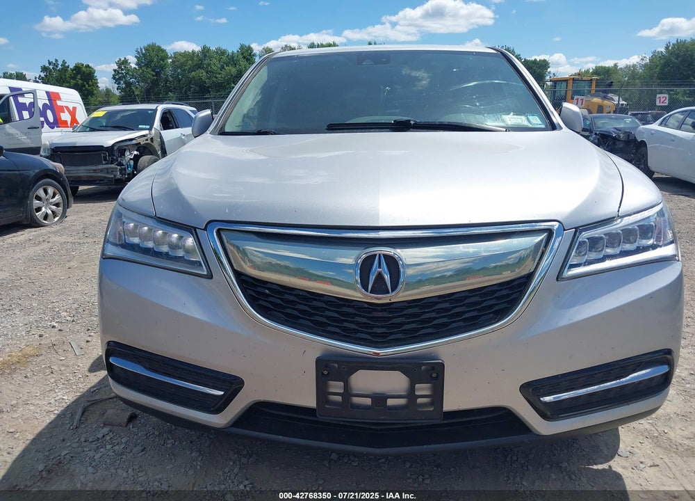 2014 ACURA MDX TECHNOLOGY PKG W/ENTERTAINMENT PKG VIN: 5FRYD3H63EB004939