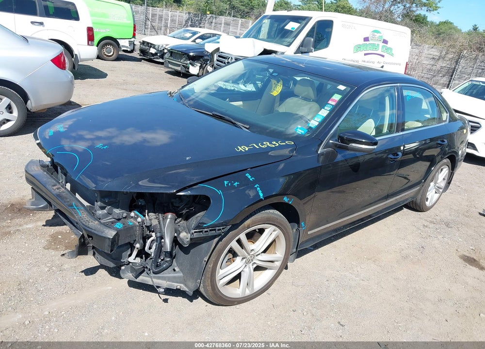 2015 VOLKSWAGEN PASSAT VIN: 1VWCT7A36FC120802
