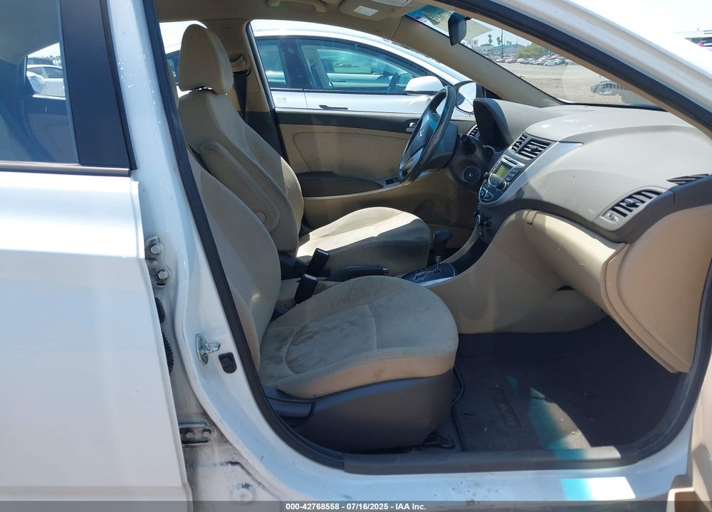 2013 HYUNDAI ACCENT VIN: KMHCT4AE7DU292777