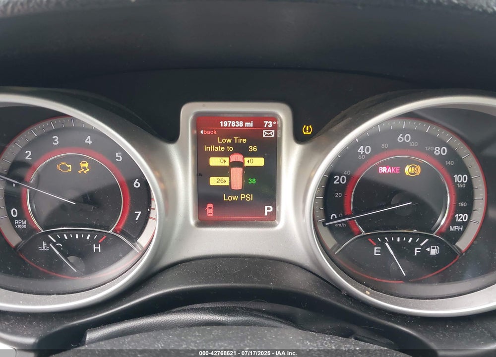 2015 DODGE JOURNEY VIN: 3C4PDCBG0FT742506