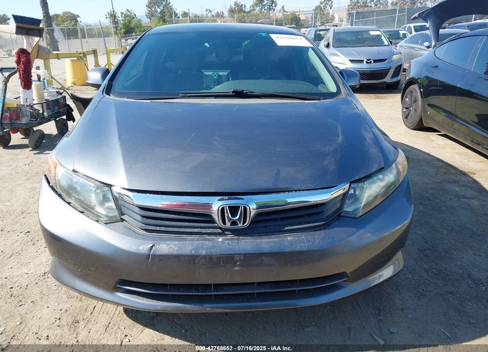 2012 HONDA CIVIC VIN: 19XFB2F58CE326191