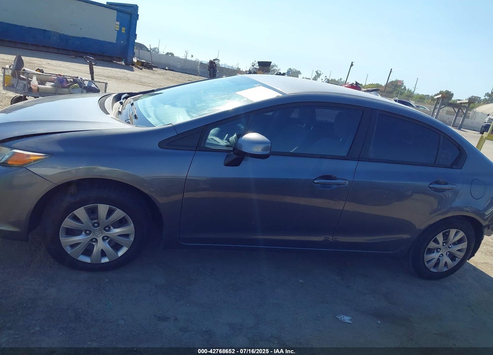 2012 HONDA CIVIC VIN: 19XFB2F58CE326191