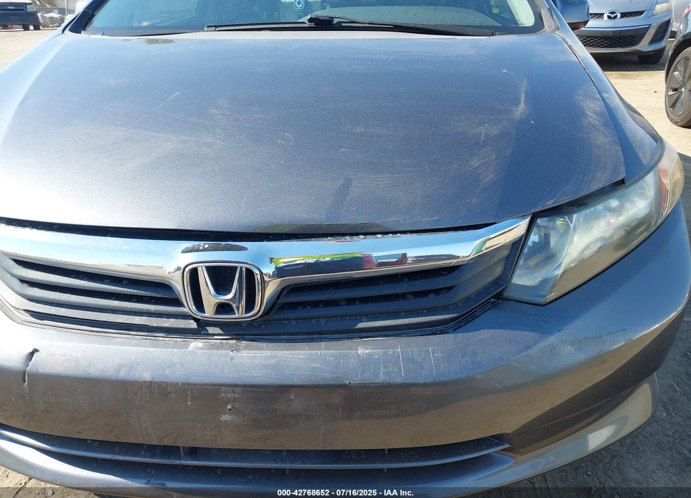 2012 HONDA CIVIC VIN: 19XFB2F58CE326191
