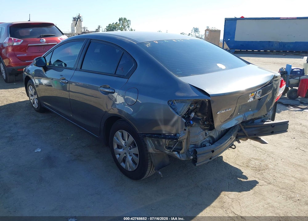 2012 HONDA CIVIC VIN: 19XFB2F58CE326191