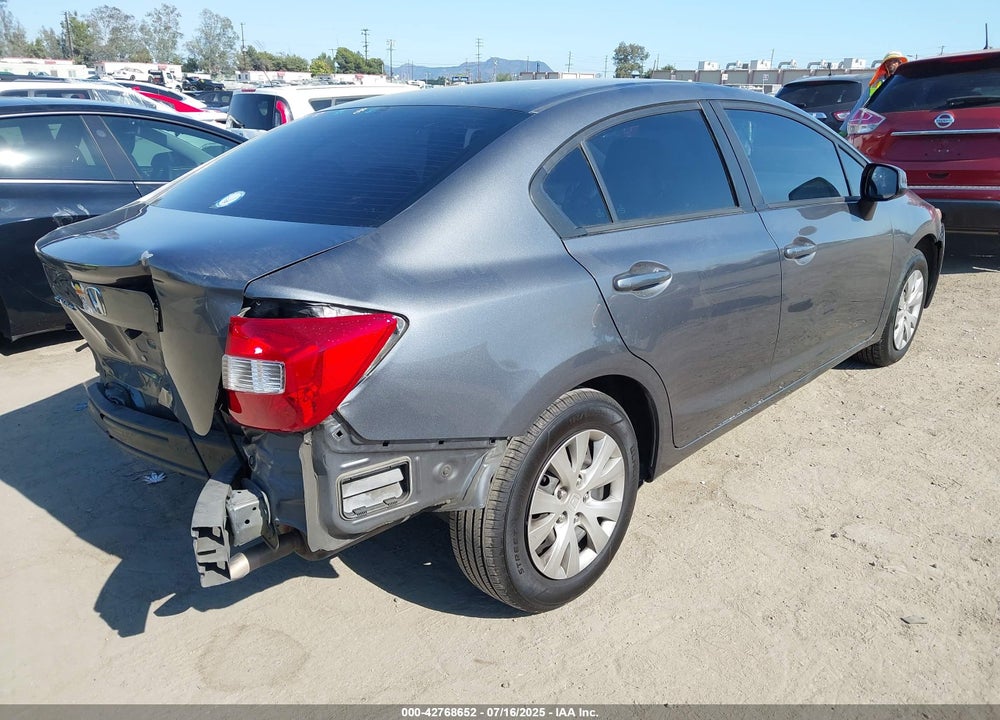 2012 HONDA CIVIC VIN: 19XFB2F58CE326191