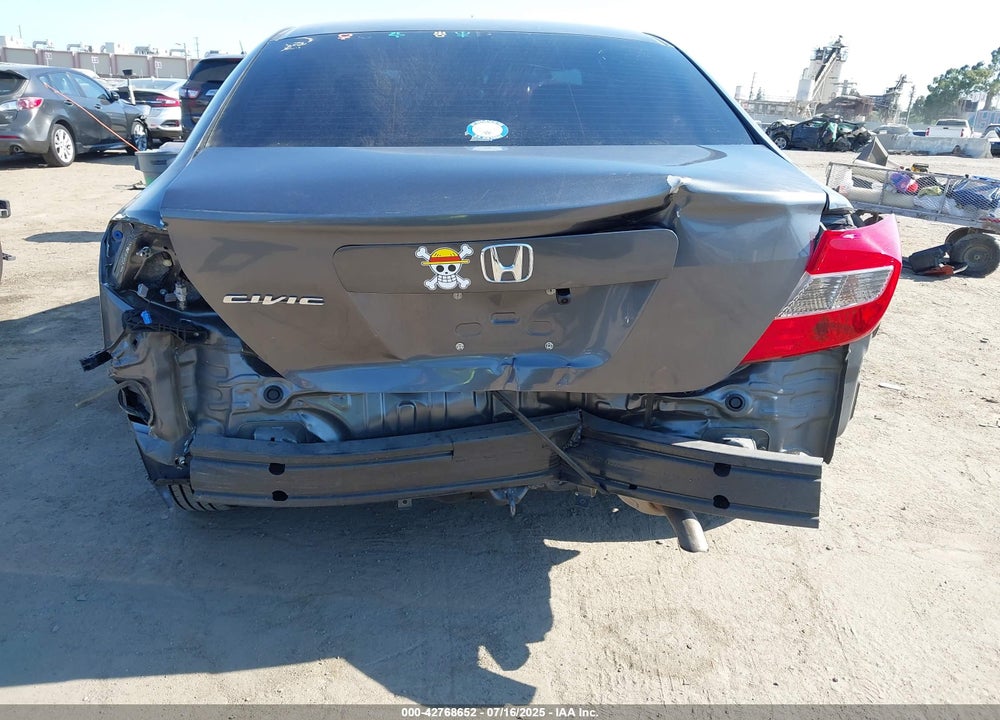 2012 HONDA CIVIC VIN: 19XFB2F58CE326191