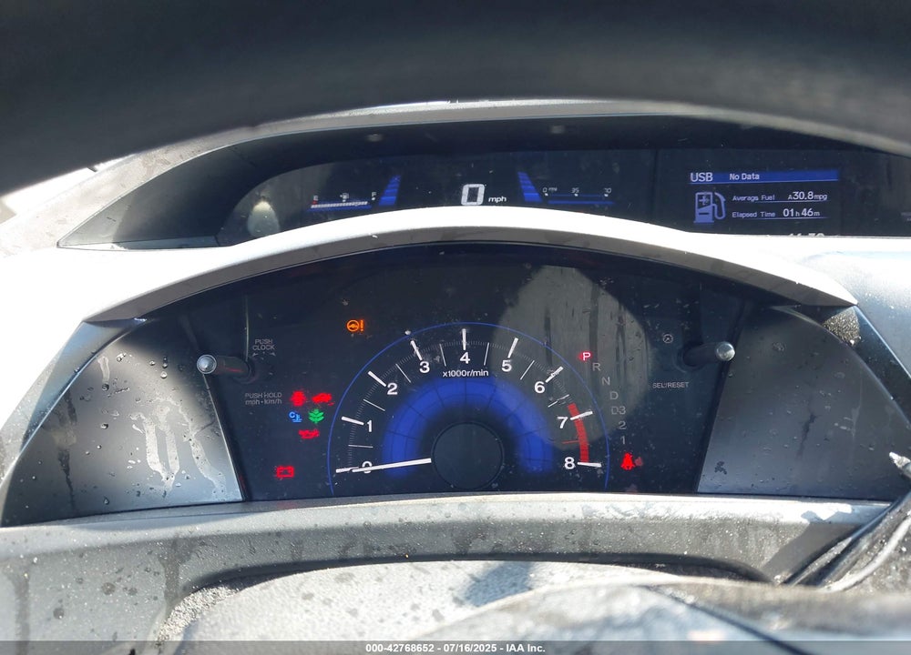 2012 HONDA CIVIC VIN: 19XFB2F58CE326191