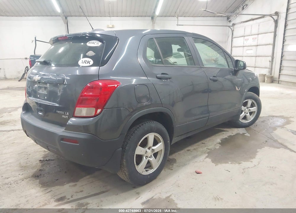 2016 CHEVROLET TRAX VIN: 3GNCJNSB1GL176517