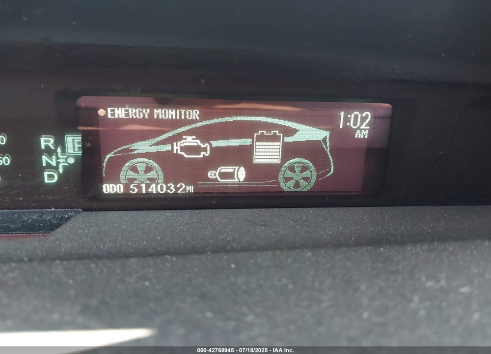 2011 TOYOTA PRIUS VIN: JTDKN3DU4B1398643
