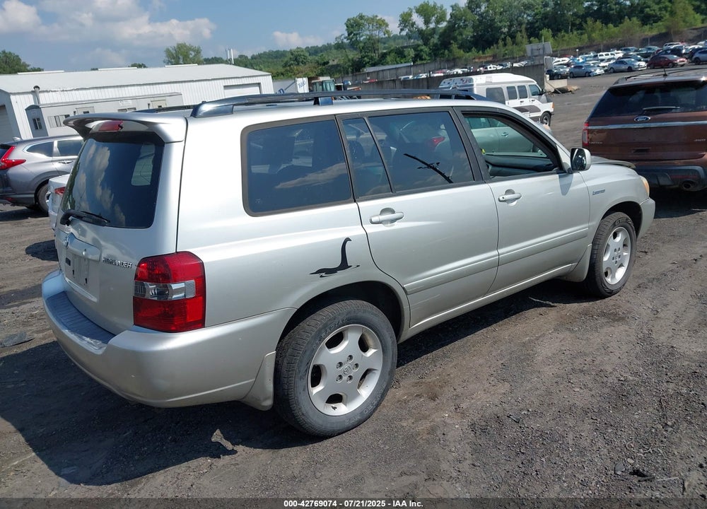2006 TOYOTA HIGHLANDER LIMITED V6 VIN: JTEEP21AX60160167