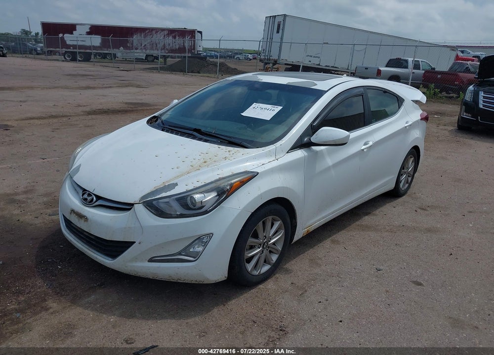 2015 HYUNDAI ELANTRA VIN: 5NPDH4AE1FH592015