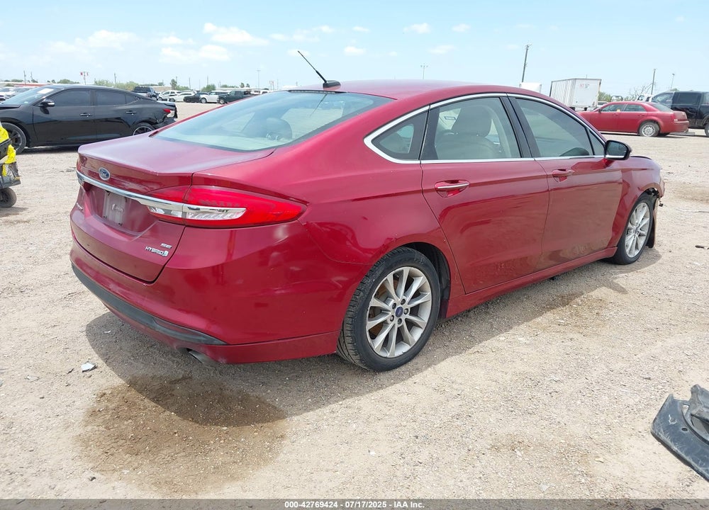 2017 FORD FUSION VIN: 3FA6P0LU5HR165032