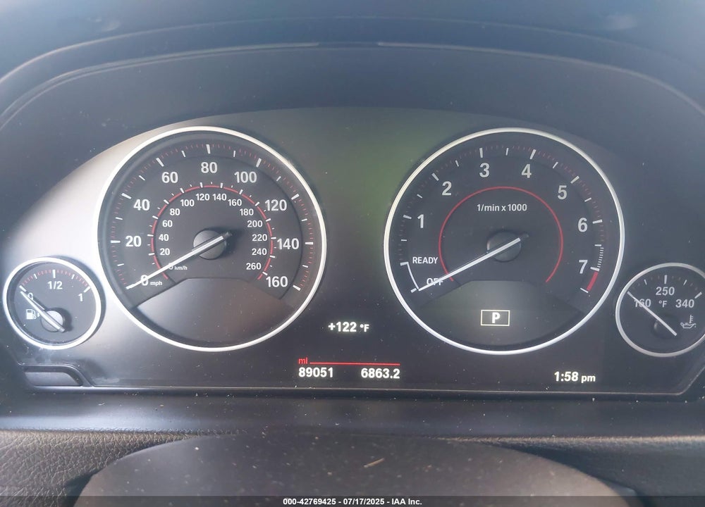 2015 BMW 3 SERIES VIN: WBA3B9G58FNR94578